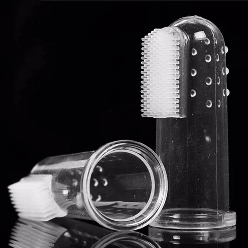 Cepillo Dental de Silicona para Mascotas