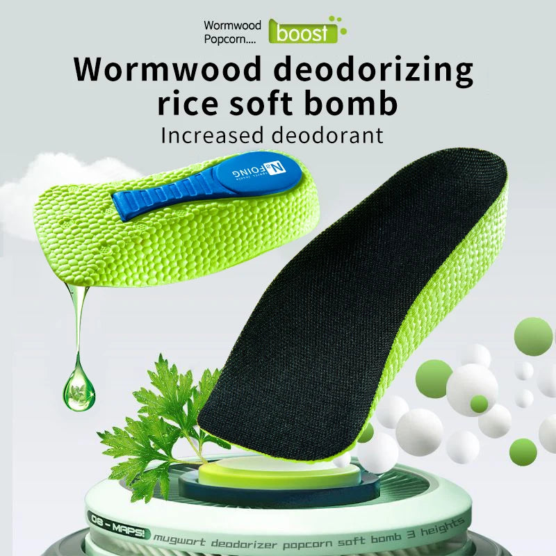 Plantillas de espuma viscoelástica para aumentar la altura para hombres y mujeres