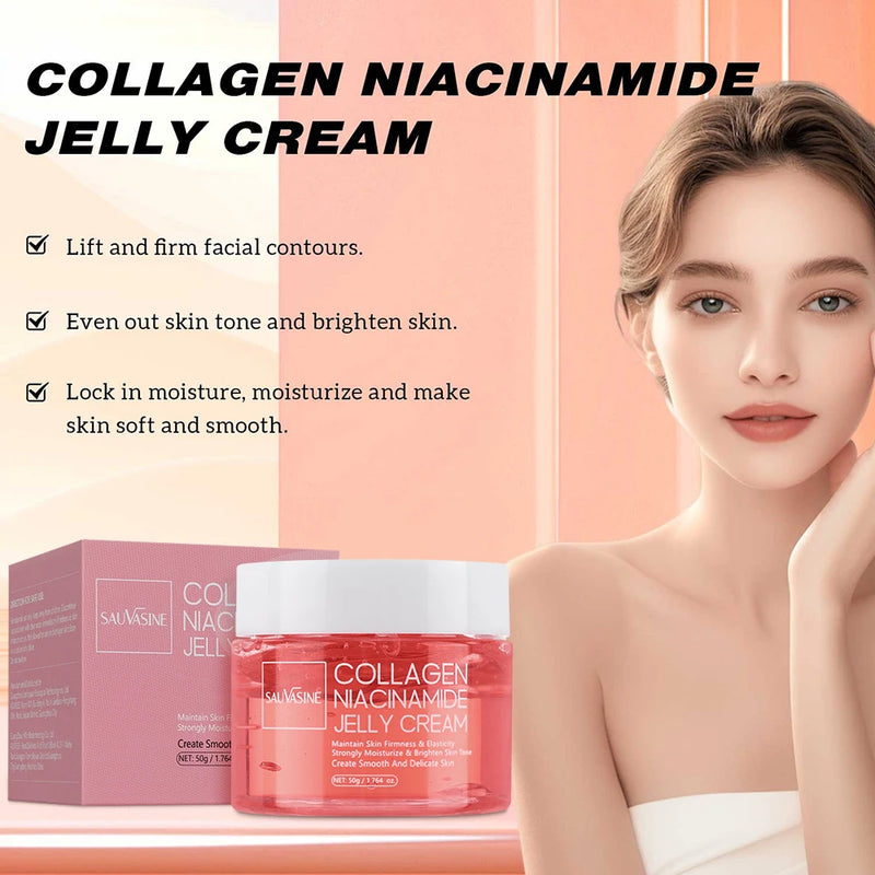 Crema de colágeno en gel iluminador