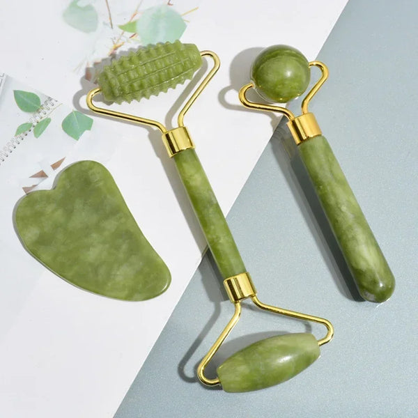 Rodillo de Jade Natural