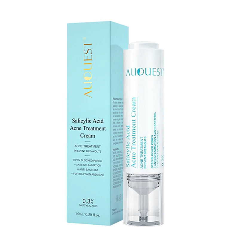 Crema facial con ácido salicílico para el acné