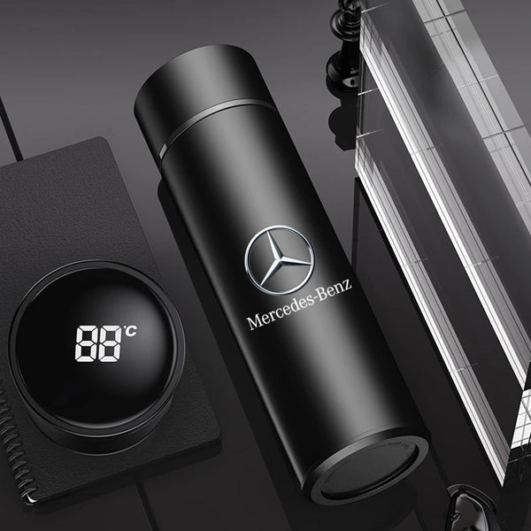 Termo inteligente de acero inoxidable de 500 ml con termómetro